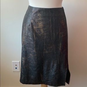 Ashley Stewart Faux Snake Skin Skirt - Size 16